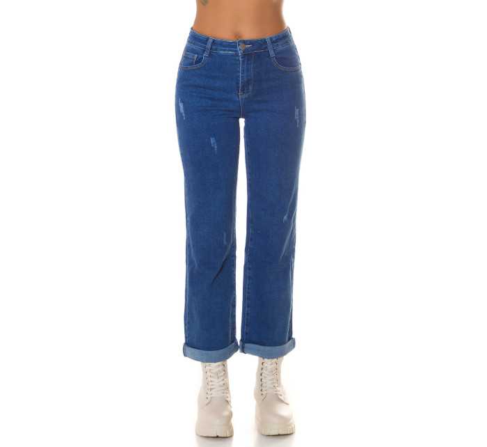 Sexy used look push up flarred jeans