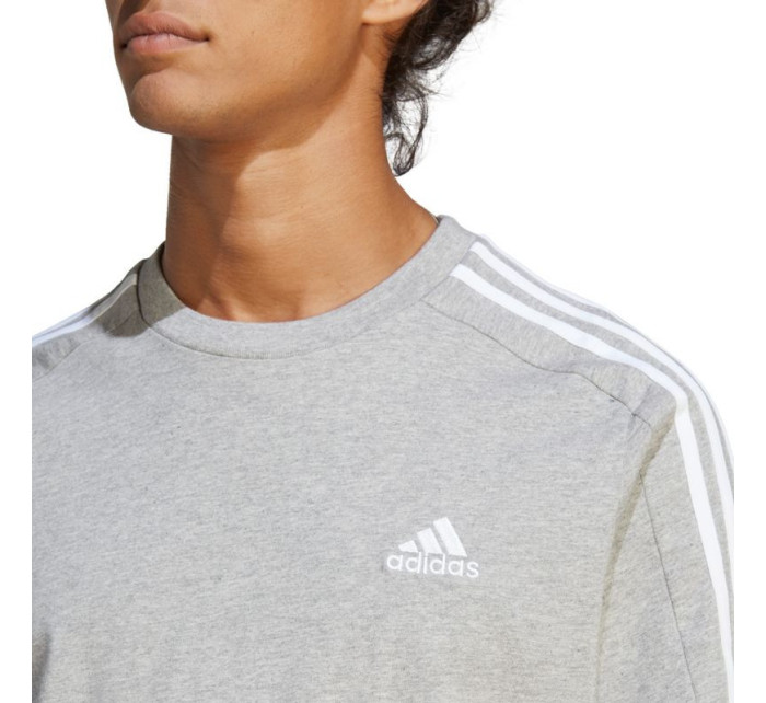 Pánské tričko adidas Essentials Single Jersey 3-Stripes M IC9337