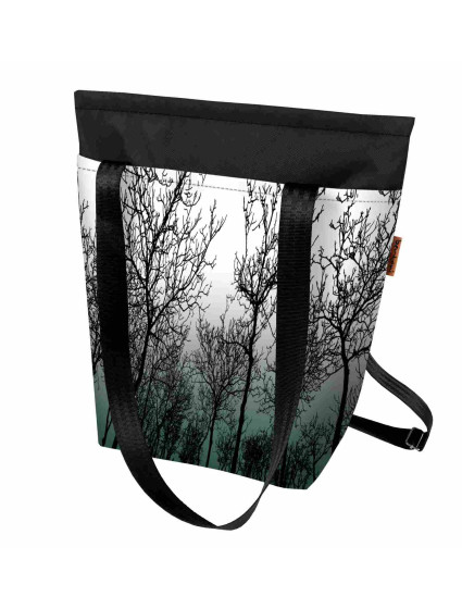 Bertoni Batoh/taška 2v1 Forest Mood White/Black