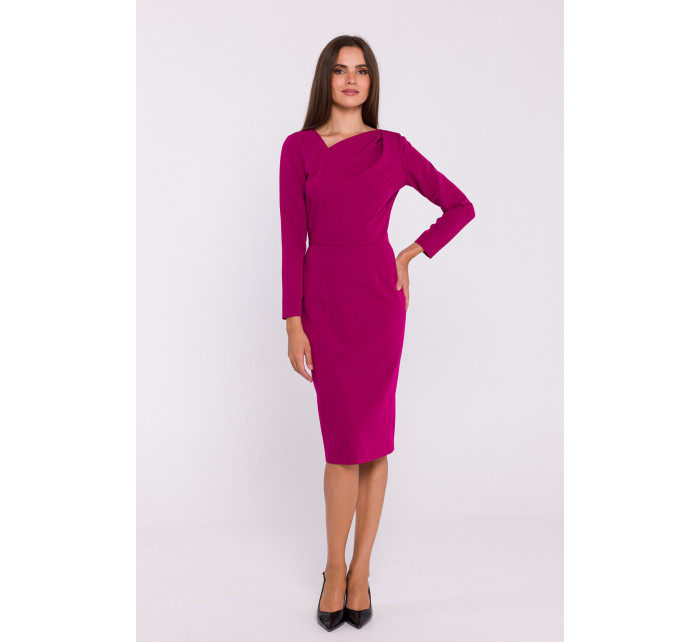 Stylove Šaty S376 Plum