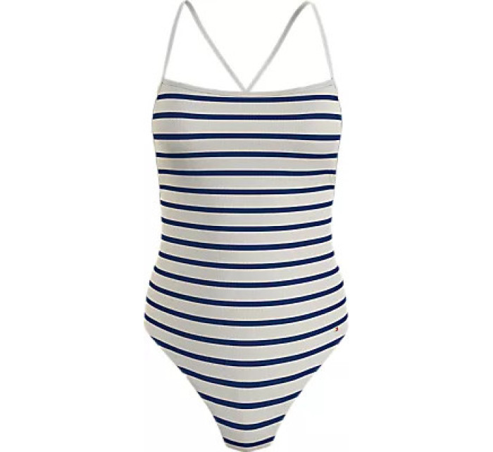 Dámský 1 kus STRAIGHT NECK ONE PIECE PIQUE UW0UW052820K5 - Tommy Hilfiger