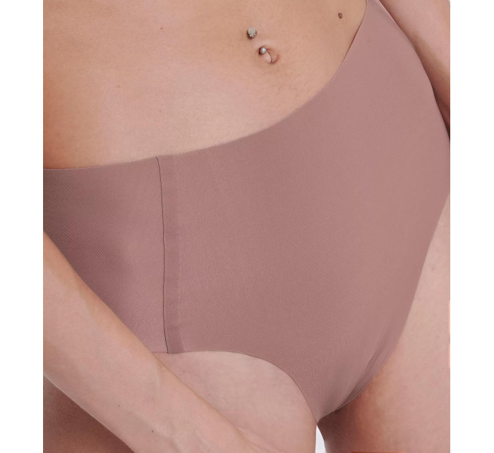 Dámské kalhotky ZERO Feel 2.0 High waist - BROWN - sv. hnědé 1141 - SLOGGI