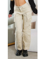 Sexy Highwaist Cargo Pants "beige"