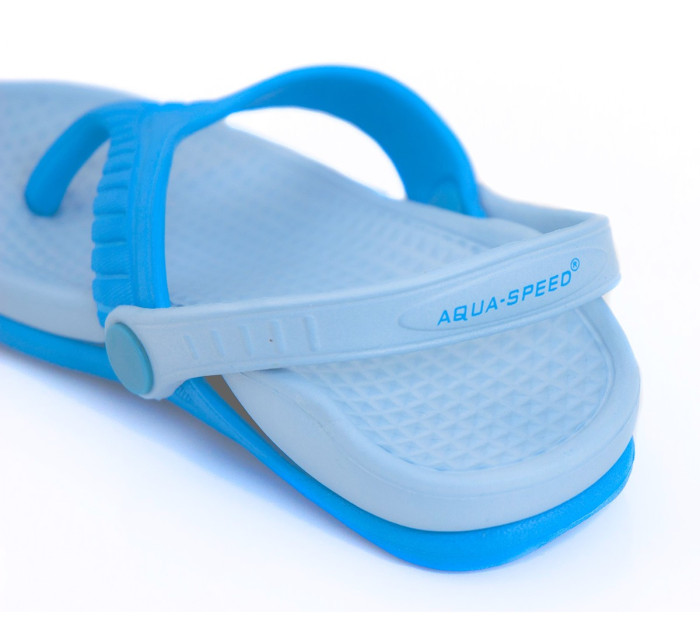 AQUA SPEED Bazénové pantofle Roma Blue