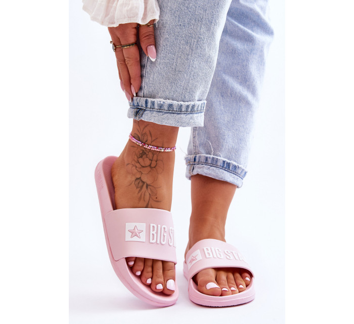 Women's Slides Big Star FF274A201 Pink