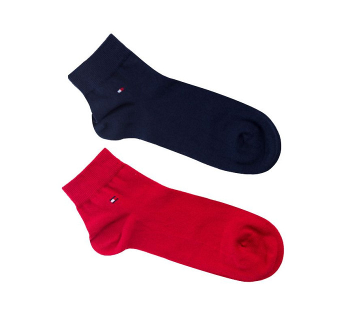 Ponožky Tommy Hilfiger 2Pack 342025001 Red/Navy Blue