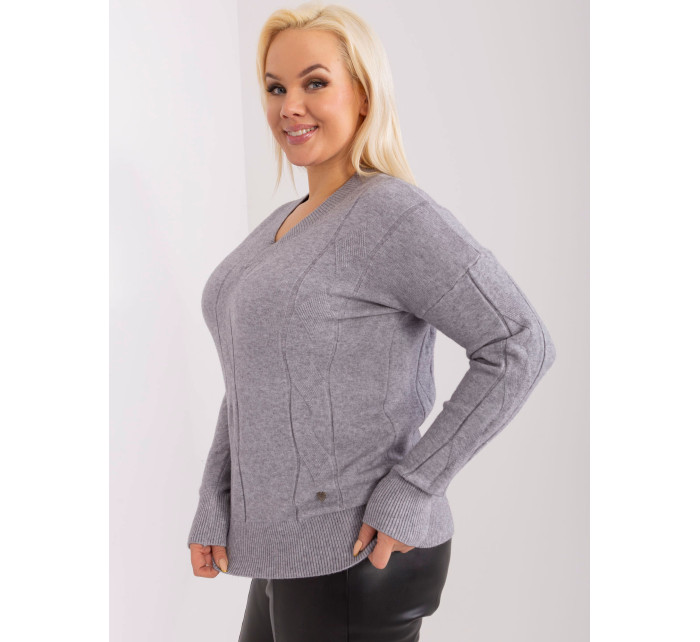Sweter PM SW PM688.64 szary