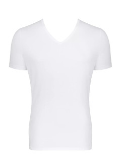 Pánské tílko GO Shirt V-Neck Slim Fit - WHITE - bílé 0003 - SLOGGI