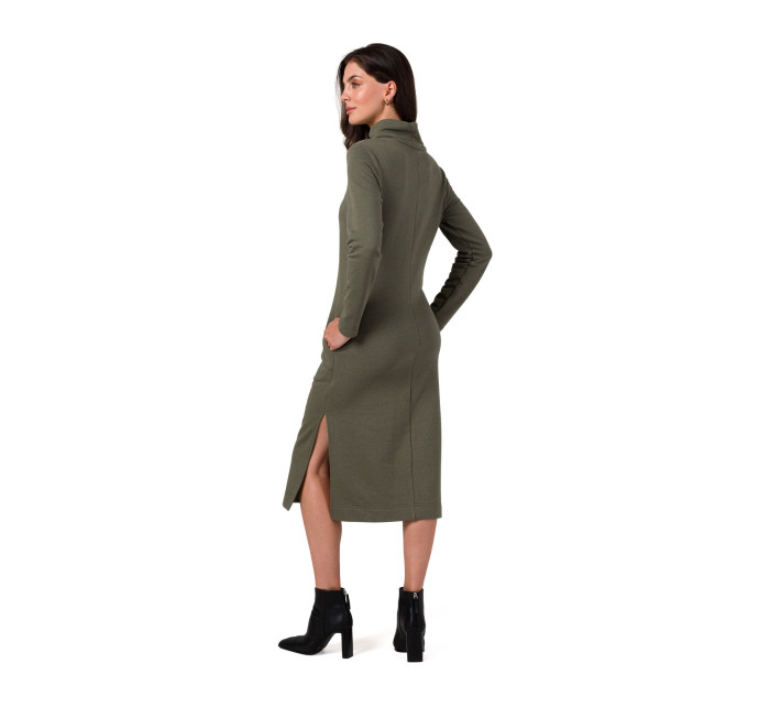 Dámské šaty model 19158350 Khaki - BeWear