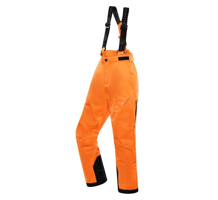 Dětské lyžařské kalhoty s membránou ptx ALPINE PRO OSAGO neon shocking orange