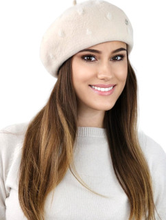 Beret model 19142529 Ecru - Kamea