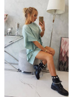 Šaty batwings Oversize mint