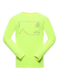 Pánské rychleschnoucí triko ALPINE PRO AMAD neon safety yellow varianta pb