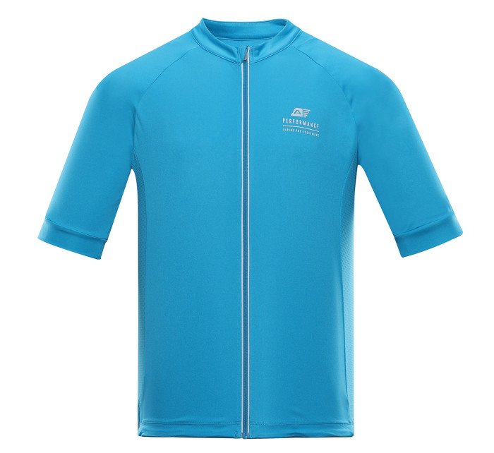 Pánský cyklistický dres ALPINE PRO SAGEN neon atomic blue