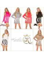 Trendy KouCla oversize model 19587306 with rhinestones - Style fashion