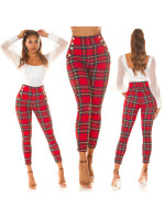 Sexy Koucla checkered Highwaist Pants