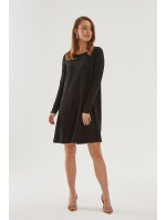 Monnari Mini šaty Classic Black Dress Multi Black