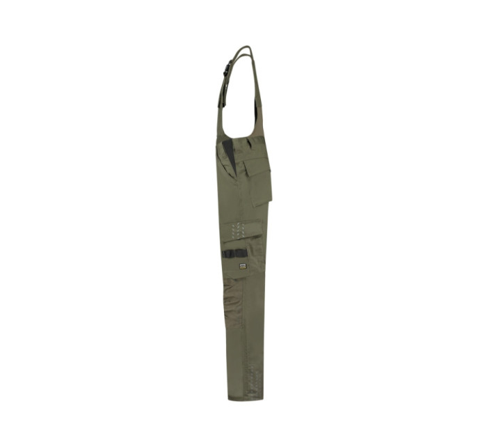 Bib & Brace Twill Cordura pracovní kalhoty s laclem unisex army