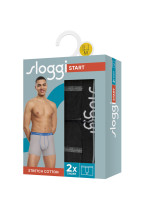 Pánské boxerky Start Short C2P box - BLACK - černé 0004 - SLOGGI