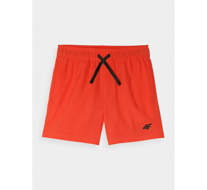 Chlapecké plážové šortky typu boardshorts 4F - červené