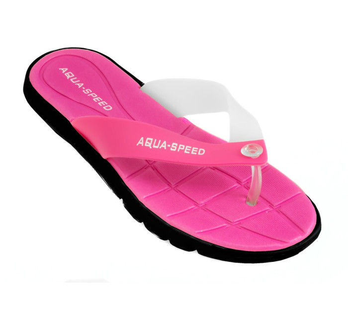 AQUA SPEED Bazénové pantofle Bali Pink/Black