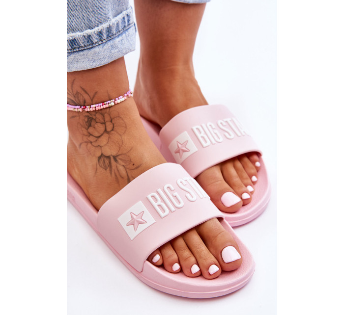 Women's Slides Big Star FF274A201 Pink