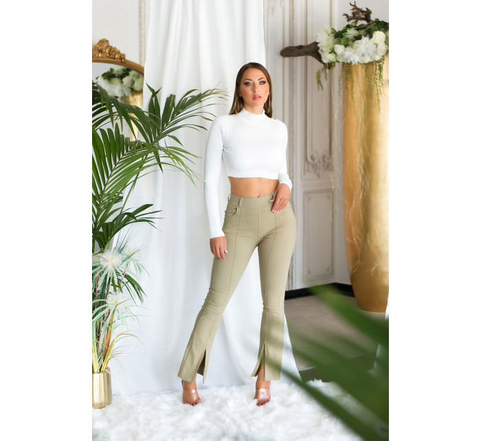 Sexy  Highwaist Pants with cut model 19627078 - Style fashion