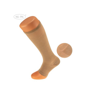 Knee Socks Zipper 3 Light Beige model 19504956 - Raj-Pol