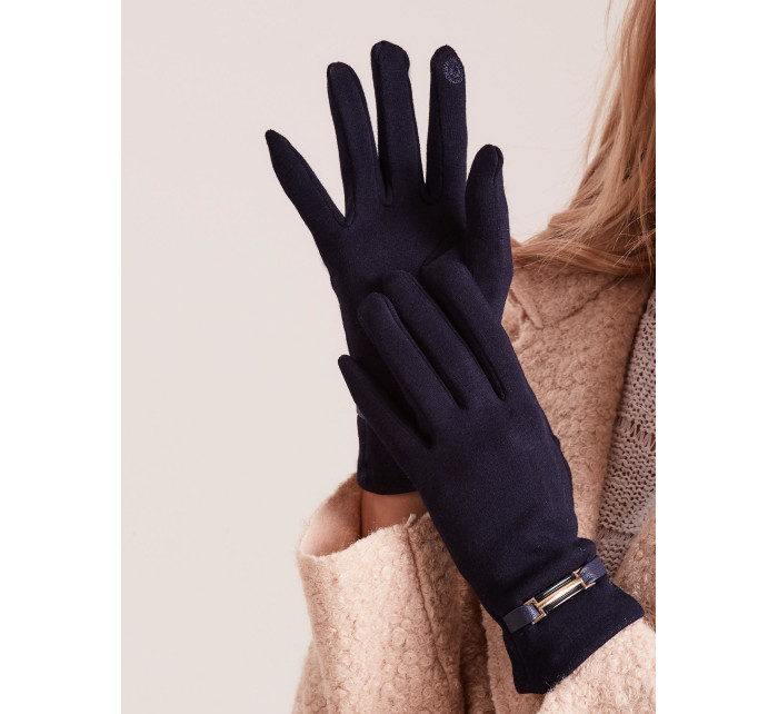 Klasické námořnické modré dámské rukavice