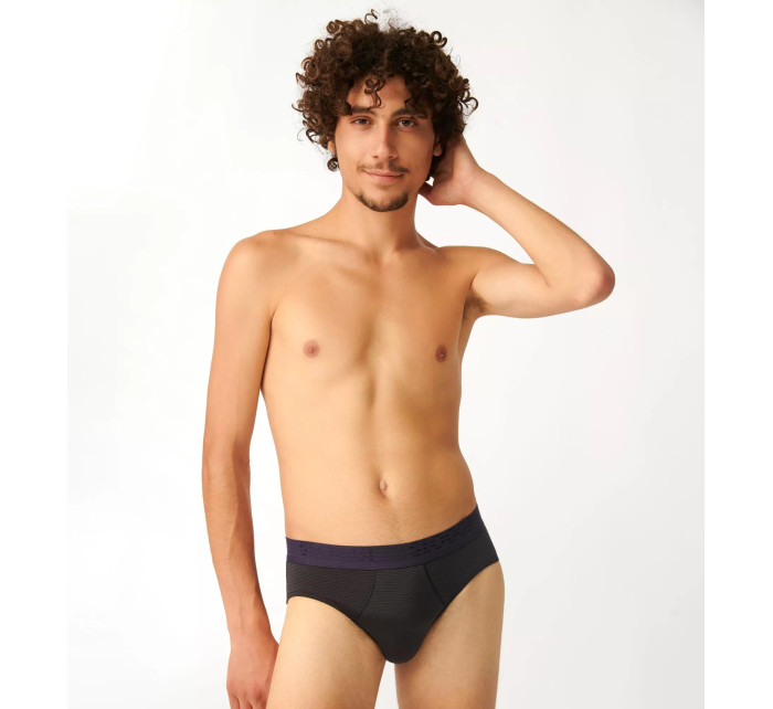 Pánské slipy EVER Cool Brief 2P - BLACK - černé 0004 - SLOGGI