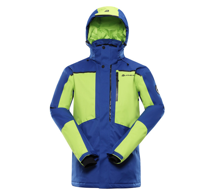 Pánská lyžařská bunda s membránou ptx ALPINE PRO MALEF lime green