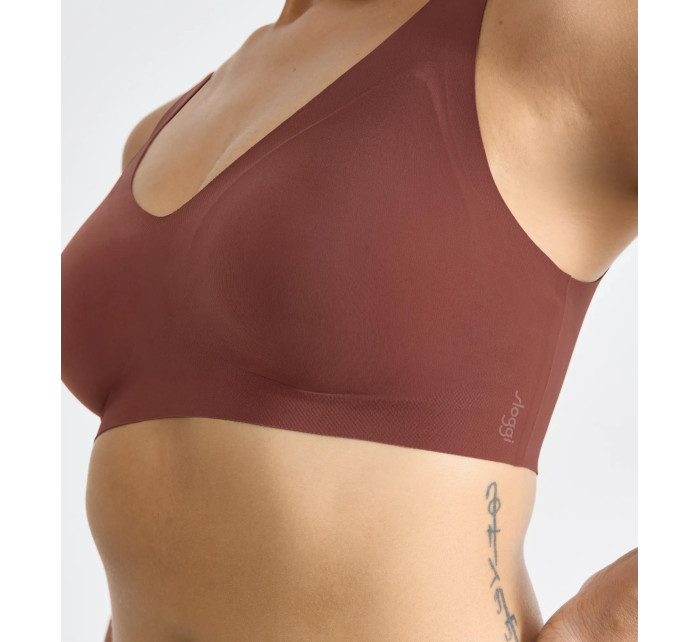 Dámská podprsenka ZERO Feel 2.0 Bralette - UNKNOWN - tm. hnědá 7505 - SLOGGI