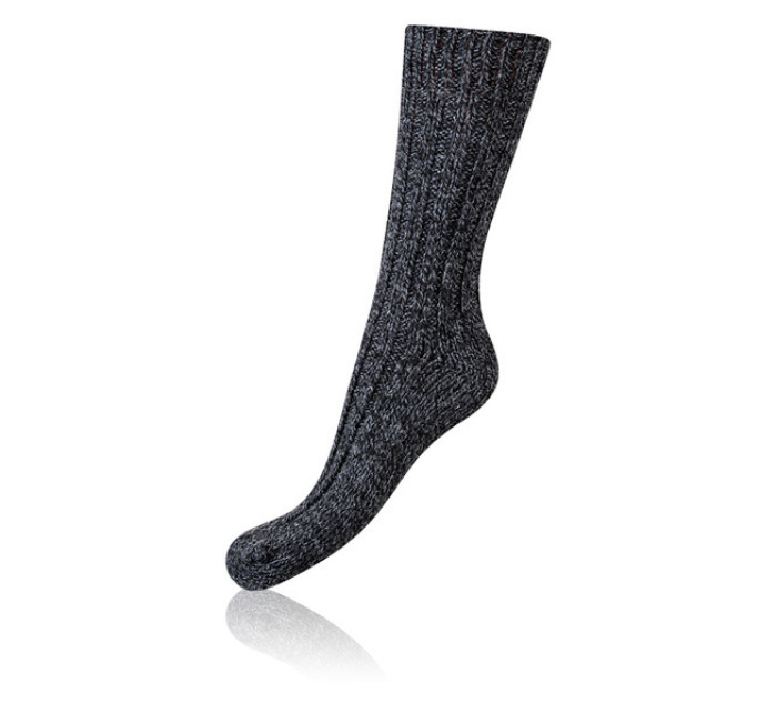 Dárková krabička zimních ponožek 3 páry NORWEGIAN STYLE SOCKS BOX - BELLINDA - světle modrá