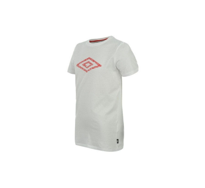 Umbro Cotton Logo T Shirt Boys White - Bílá / 11-12 - Umbro