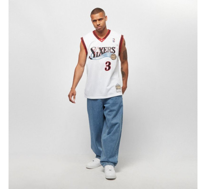 Mitchell & Ness NBA Swingman Home Jersey 76ERS 00 Allen Iverson M SMJYGS18200-P76WHIT00AIV pánské