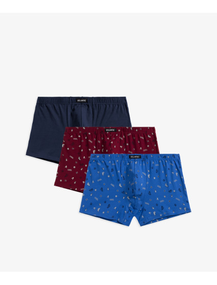 Pánské boxerky ATLANTIC 3Pack - vícebarevné