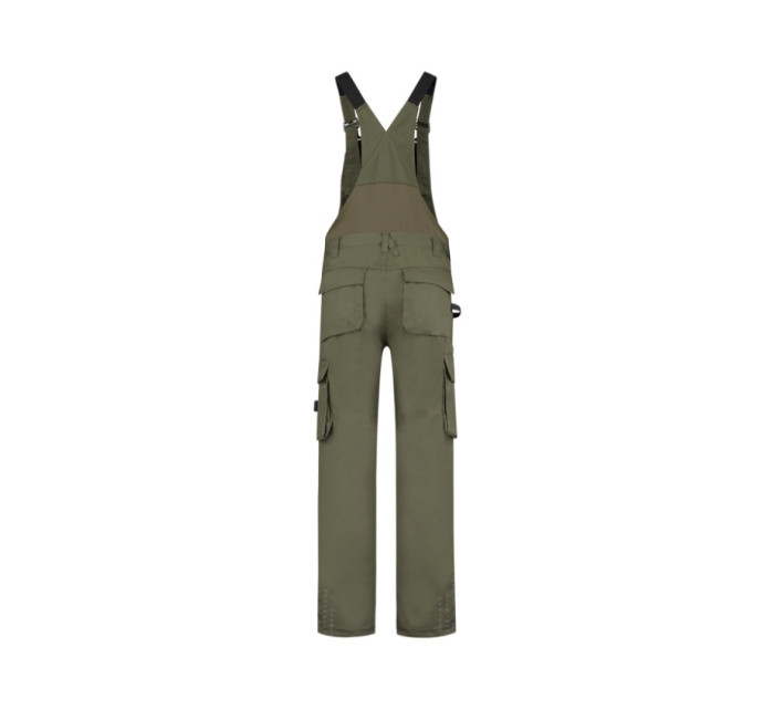 Bib & Brace Twill Cordura pracovní kalhoty s laclem unisex army