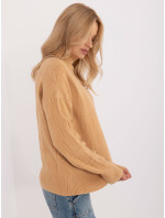 Sweter AT SW  camelowy model 20459081 - FPrice