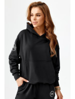 Mikina s kapucí model 20121117 Hoodie Black - Rough Radical