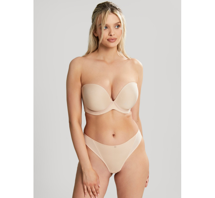 Vyztužená podprsenka Cleo Faith Moulded Strapless latte 10660