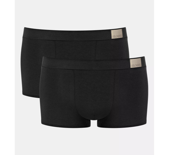 Pánské boxerky GO Natural Hipster C2P - BLACK - černé 0004 - SLOGGI