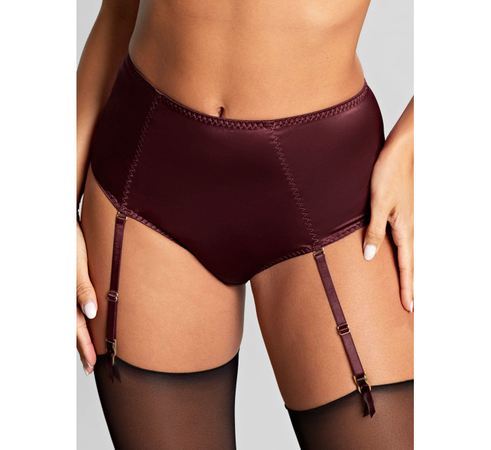 Panache Grace Suspender Brief bordeaux red 11074