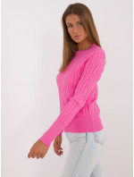 Sweter AT SW  różowy model 20479936 - FPrice