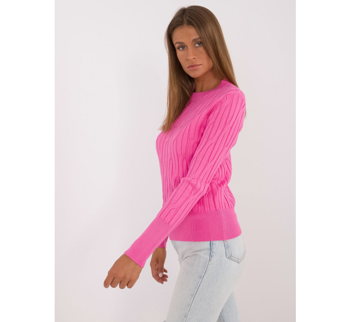 Sweter AT SW  różowy model 20479936 - FPrice