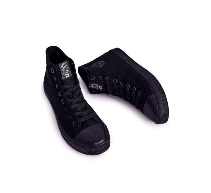 Men's Classic High Sneakers BIG STAR Black