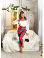 Sexy Koucla checkered Highwaist Pants