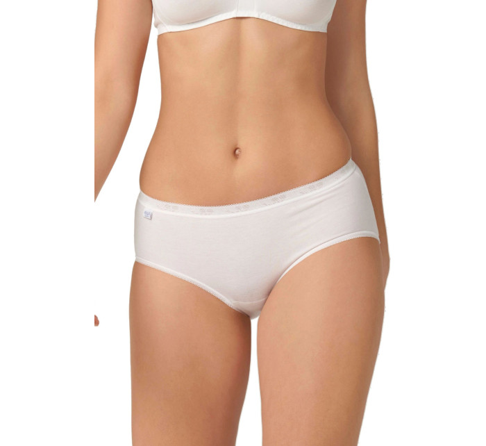 Dámské kalhotky 2 pack Basic midi white - Sloggi