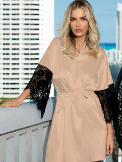 DKaren Housecoat Dagmara Light Beige