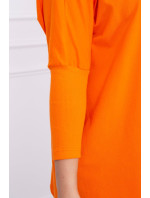 Halenka oversize oranžová