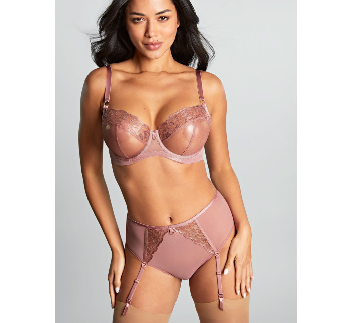 Panache Rosa Suspender Brief rose gold 10794